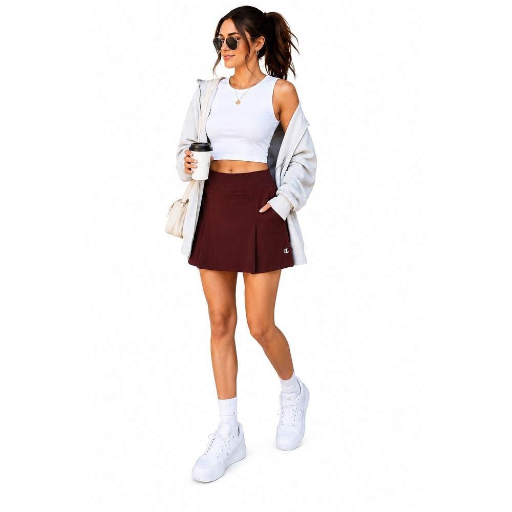 Women's Skort by Champion Pleated Maroon Size 10 New With Tags